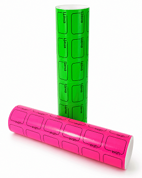 Этикет-ценник Linea 30х20 мм., ассорти цвета, 24337-19